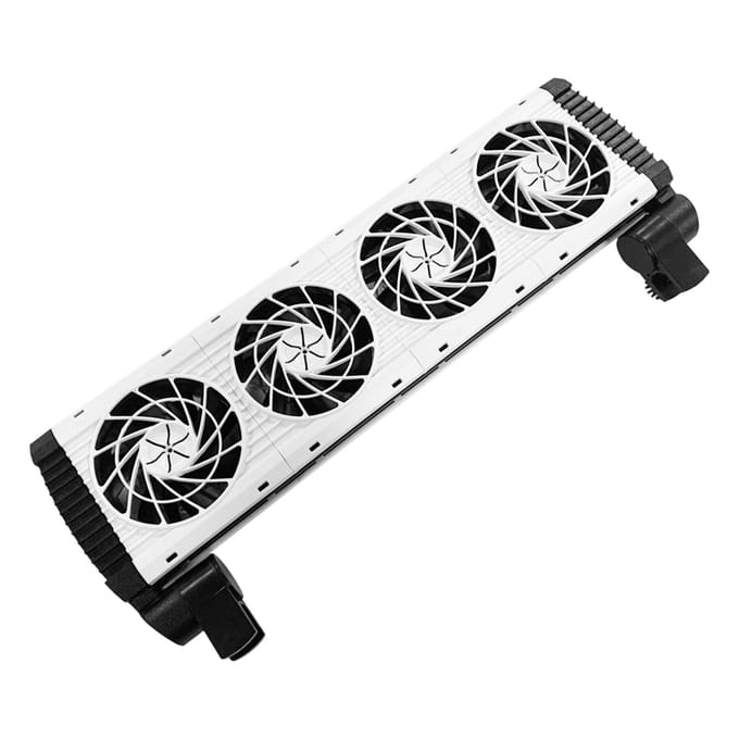 Aquarium Koelventilator 2/4 Hoofd Aquarium Chillers Koelventilator Windsnelheid Verstelbare Aquarium US 4 Fans