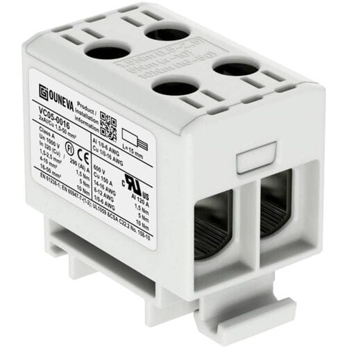 Ouneva Group VC05-0016 Verdeelblok Schroeven Grijs 1 stuk(s)