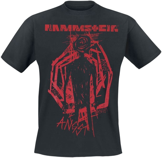 Rammstein T-shirt - Schwarzer Mann - S tot 5XL - voor Mannen - zwart