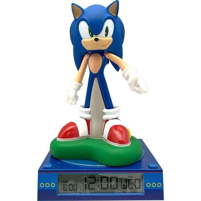 Lichtgevend 3D wekkerbeeldje - KIDS LICENTIE - Sonic - Vanaf 3 jaar