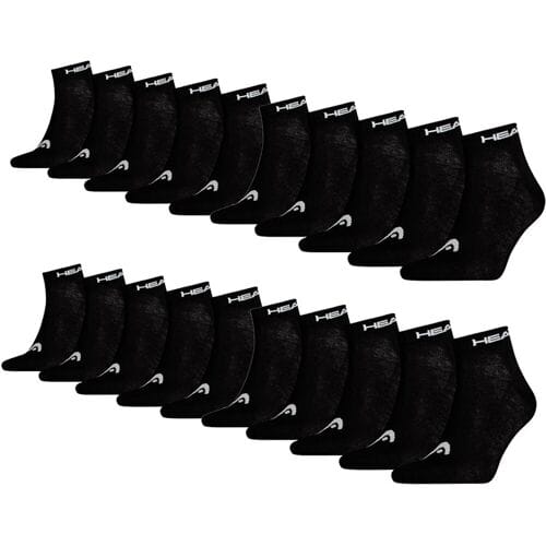 Head Quarter sokken 20-pack Zwart-35/38