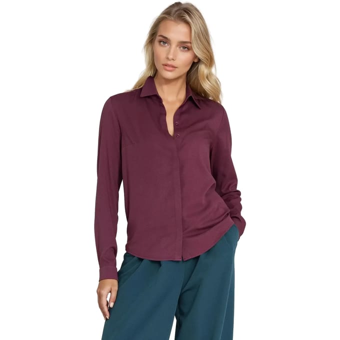 Blouse met verborgen knoopsluiting voor dames Nife