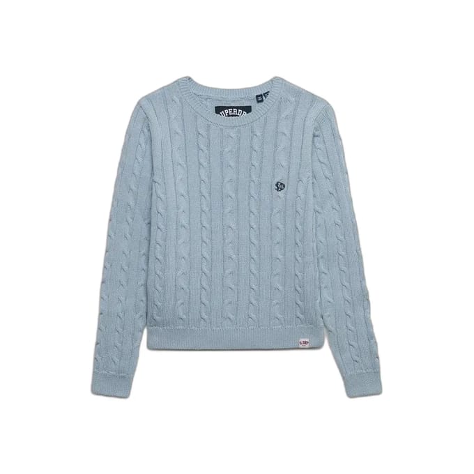 Superdry - Essentials SD&CO Kabelgebreide Trui - Dames - Sweaters