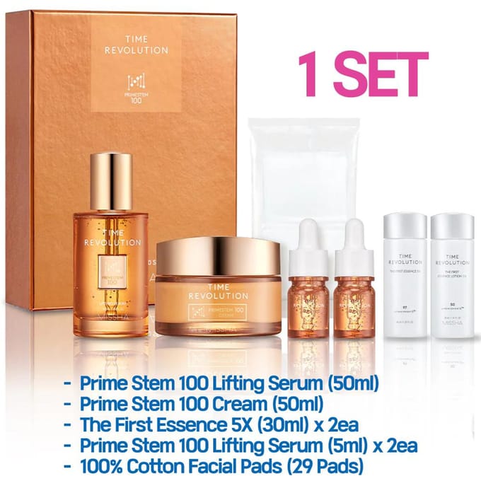 [MISSHA] Time Revolution Primestem 100 Lifting Set 1 SET beige