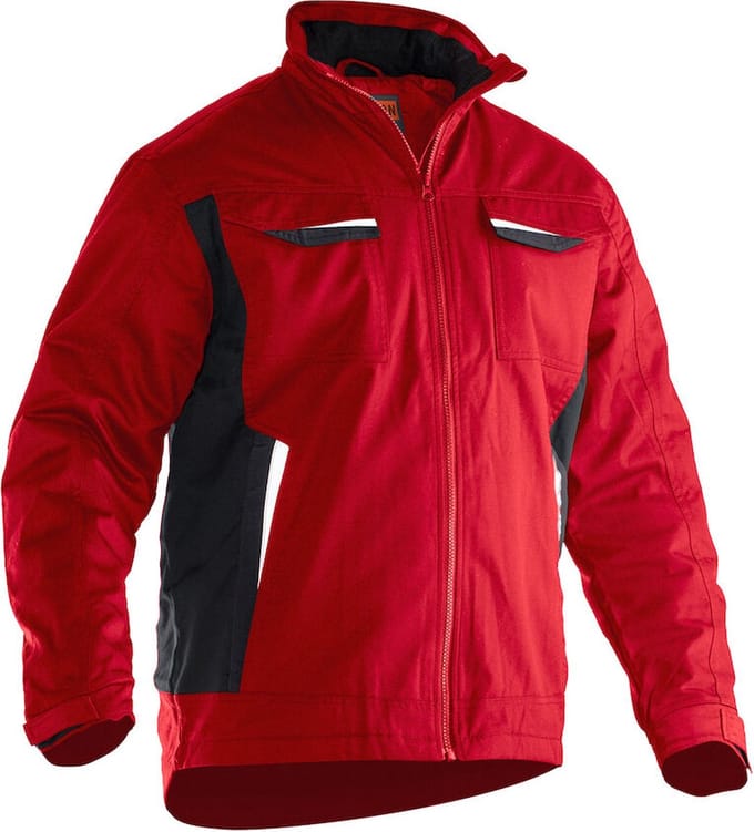 Jobman 1317 Service Jacket Lined 65131720 - Rood - L
