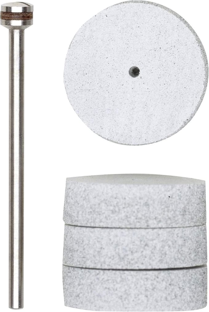 Polijstschijven set - Schuurschijven - Metaal polijsten - Elastische schijven - 22 mm - Zilver