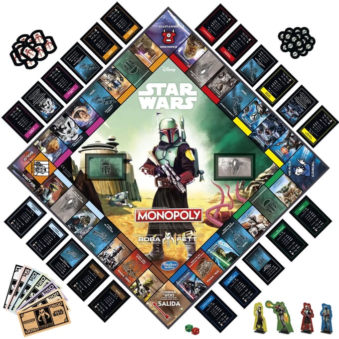 Bordspellen Hasbro Star Wars Boba Fett Monopoly
