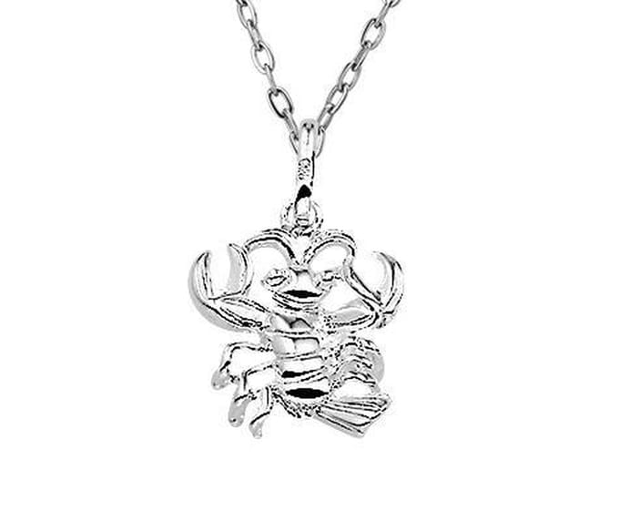 Montebello Ketting Kreeft - 925 Zilver - Horoscoop - 12x20mm - 45cm