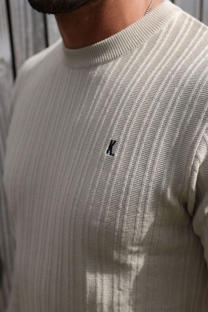 Kultivate Kn Vertical Moonbeam Größe: S | Pullover Outlet | Herren