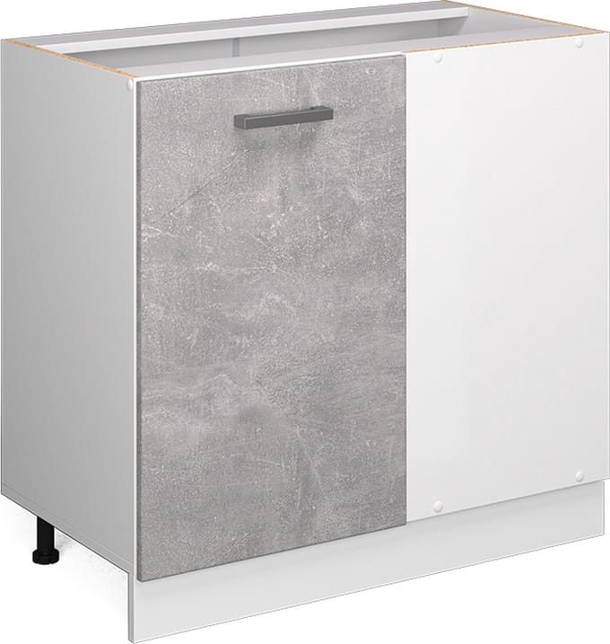 Vicco R-Line Hoekkast – 86 cm zonder werkblad Beton