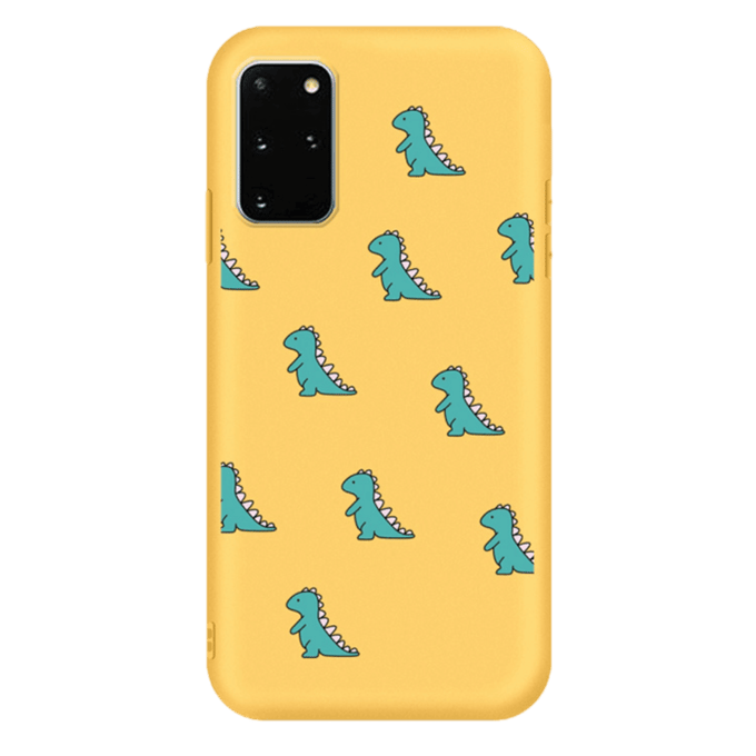 Mocaa Samsung Galaxy S20 Designz Dino Case Geel
