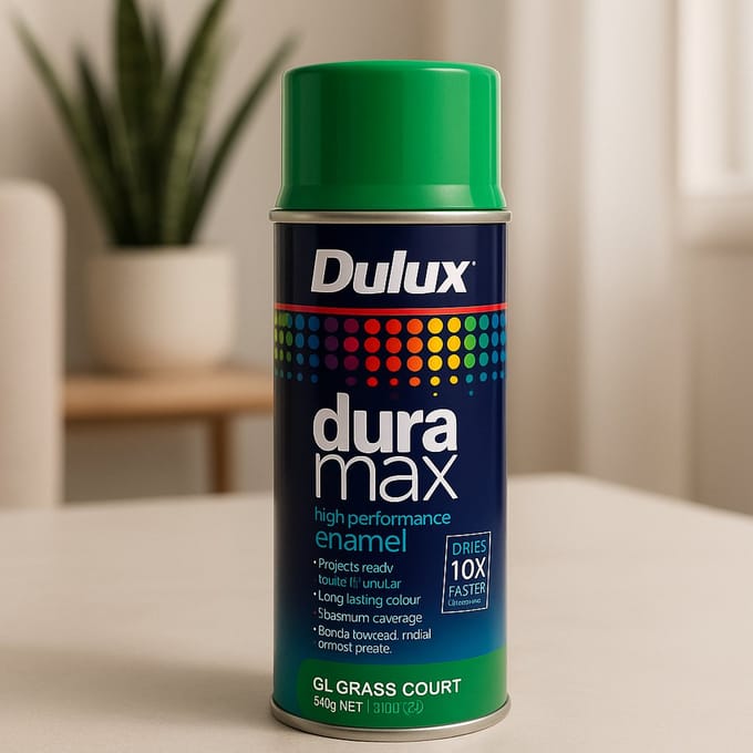 Dulux - Duramax - Spuitlak - Sneldrogend - Kleurbehoudend - Hoge dekking - Hoogglans Grasveld Groen