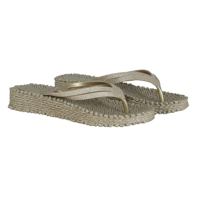Gelaagde Sleehak Slippers Glitter Dames Ilse Jacobsen Hornbæk