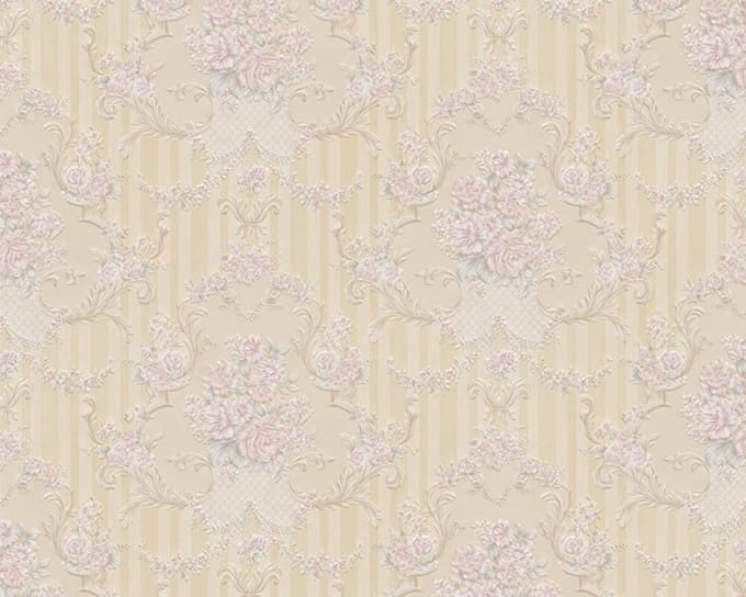 ORNAMENTEN BEHANG | Klassiek - beige goud roze - A.S. Création Concerto 3