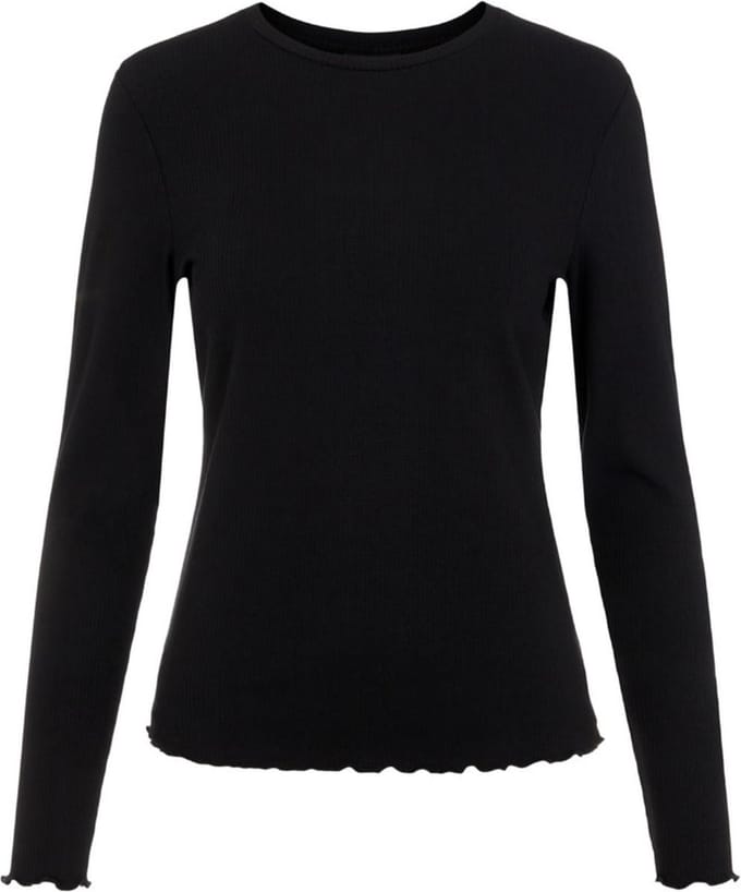 OBJECT - objjamie l/s top noos - zwart