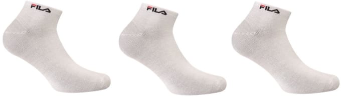 Fila Sokken 3-pack Bamboe Uni Wit 39-42 - 43/46
