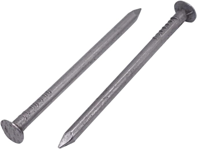 Pack van 300 constructienagels 3,5 x 60 mm - Platte ronde kop - Multifunctionele draadnagels voor houtbewerking