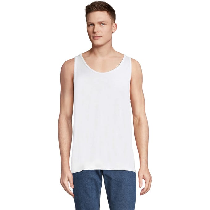 SOLS Unisex Adult Crusader Organic Cotton Tank Top (Wit)