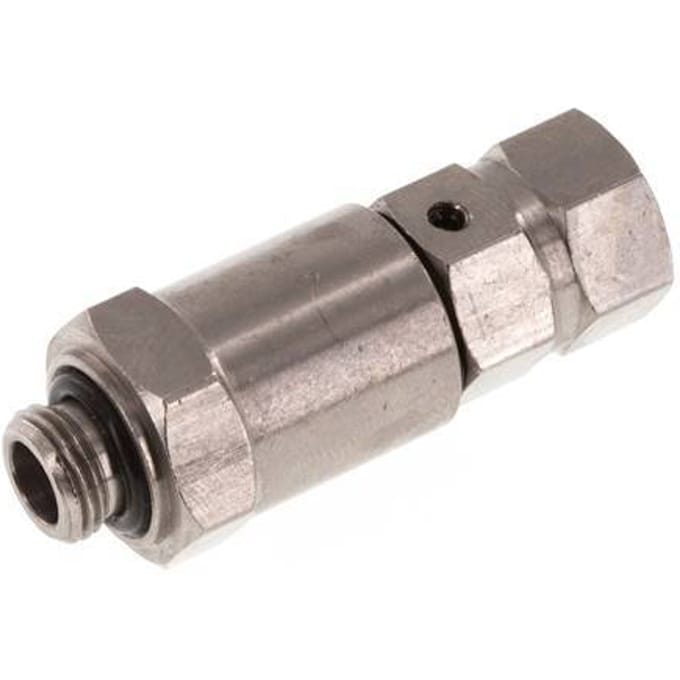 G 1/8'' M/F Vernikkeld Messing Draaidoorvoer 10 Bar - High speed - FL2S-MF-BNN-018G-QV