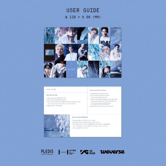 SEVENTEEN 4e Album Repackage SECTOR 17 Weverse Albums ver. Normal gray
