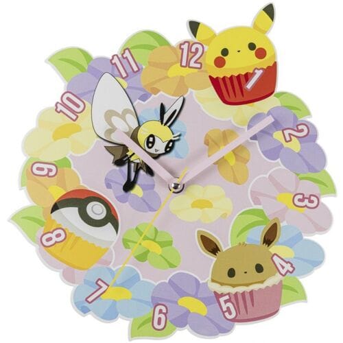 Accutime Pokémon Metal Wall Clock-Flower (Diversen) Nieuw