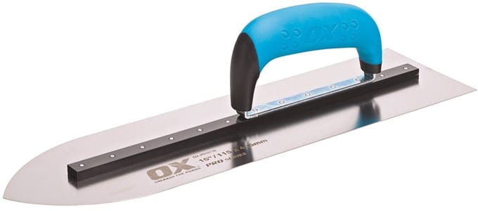 OX Pro Vloerspaan soft grip RVS met punt 115 x 405mm