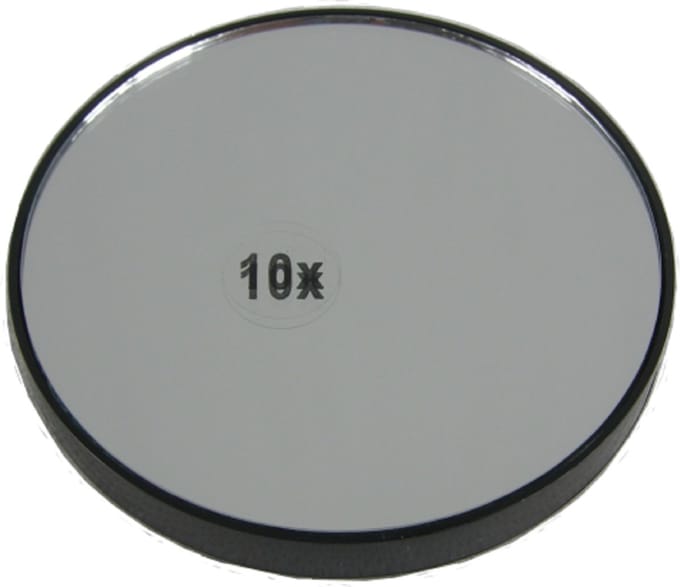 Vergrootspiegel 10x met zuignappen - Ø9cm