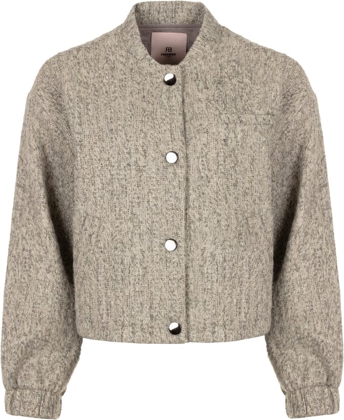 Freebird Lola Jacket Silver Grey Taglia: XL | Bomber Outlet | Donna | Grigio