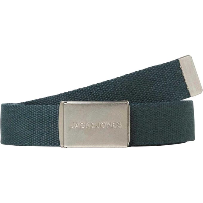 Jack And Jones Canvas geweven riem heren (Bosgroen)