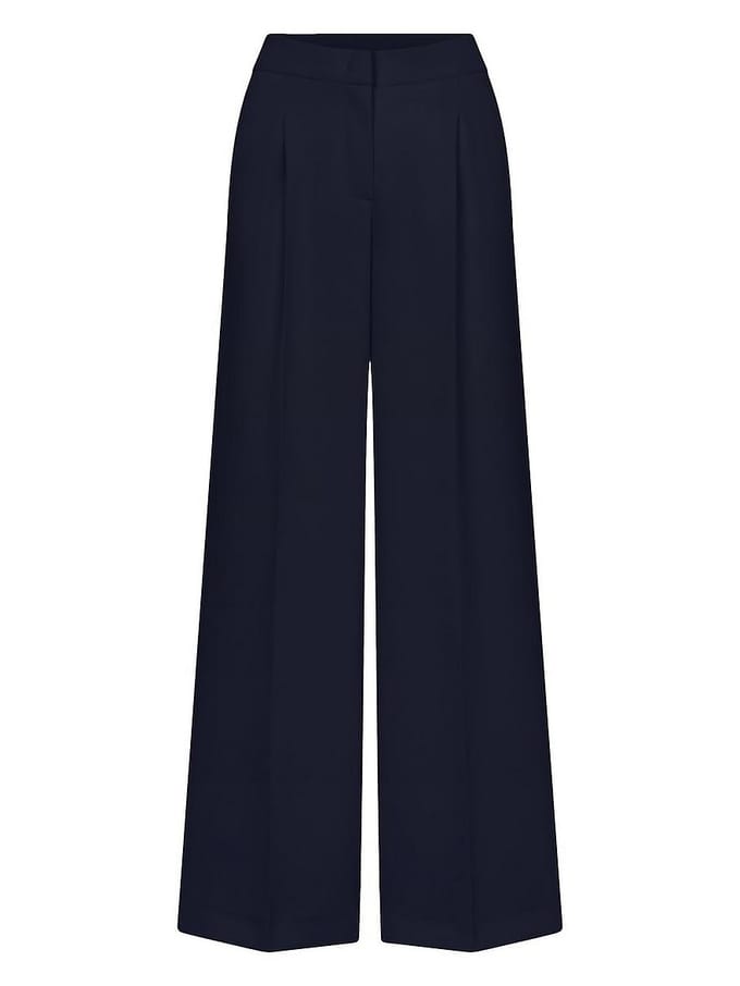 Bandplooibroek Van Raffaello Rossi blauw