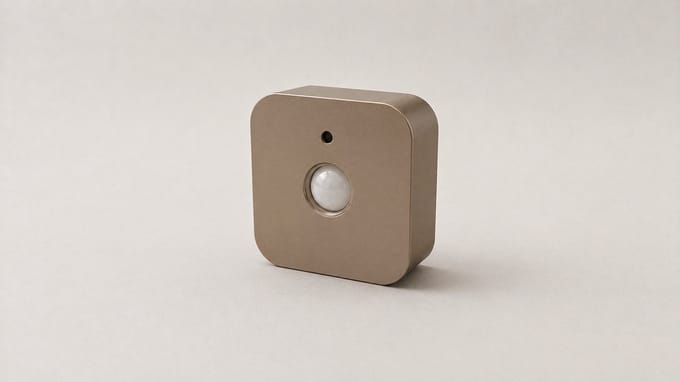 Philips Hue Bewegingssensor Cover Metallic Goud – Luxe Kap voor Hue Motion Sensor – Premium Design Accessoire
