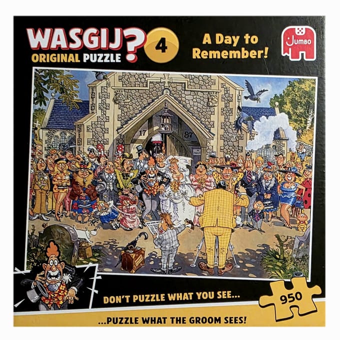 Jumbo Wasgij 4 - Orginal - Een dag om nooit te vergeten - 950 Stukjes - Legpuzzel