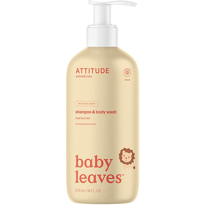 Attitude Baby Leaves 2 in 1 Shampoo & Douchegel - Peer Nectar
