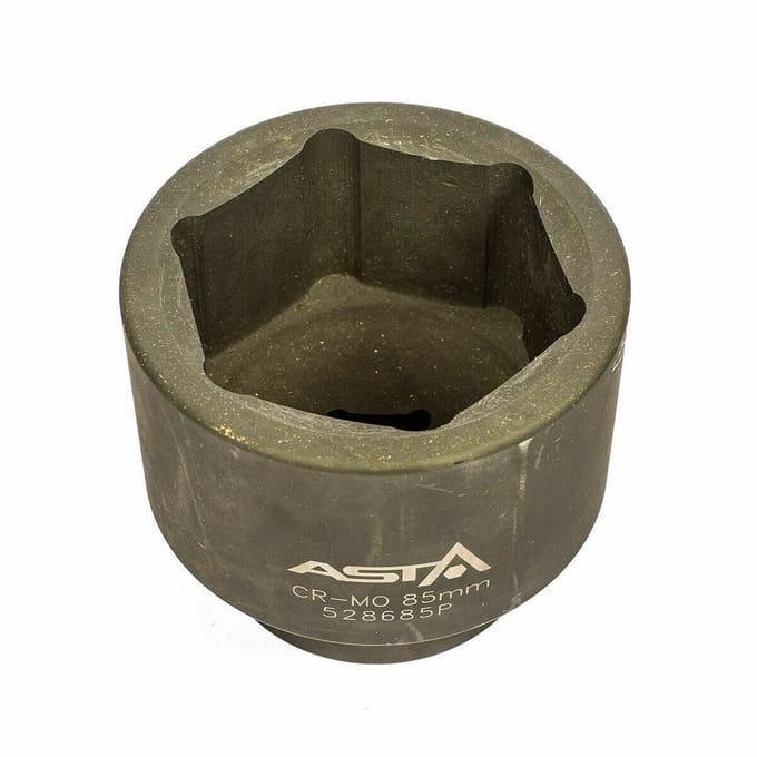 zeskant krachtdop 85 mm - 1 duims aansluiting - slagdop - impact dop - rateldop - dop - asta