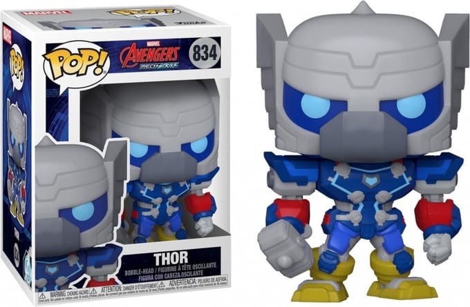 Funko The Avengers Verzamelfiguur Marvel POP! Mech Strike Thor 9 cm Multicolours