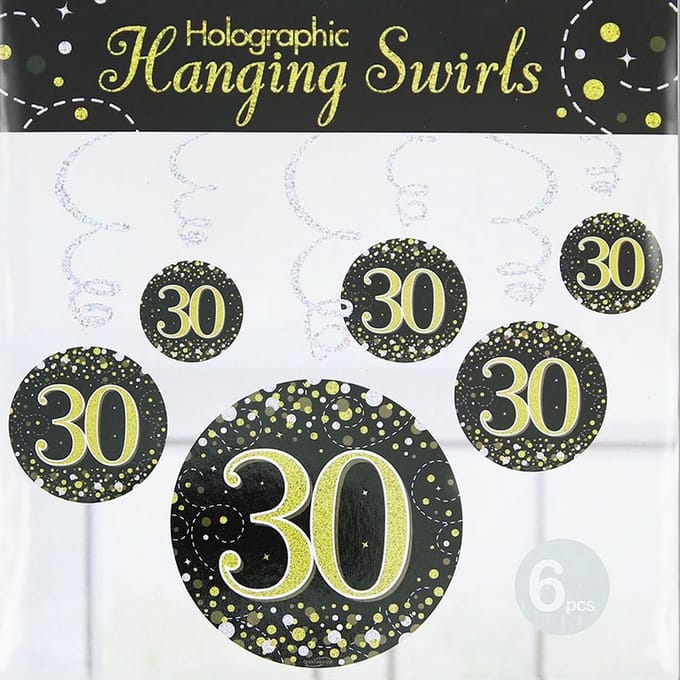 Oaktree - Swirls Sparkling zwart goud - 30 jaar