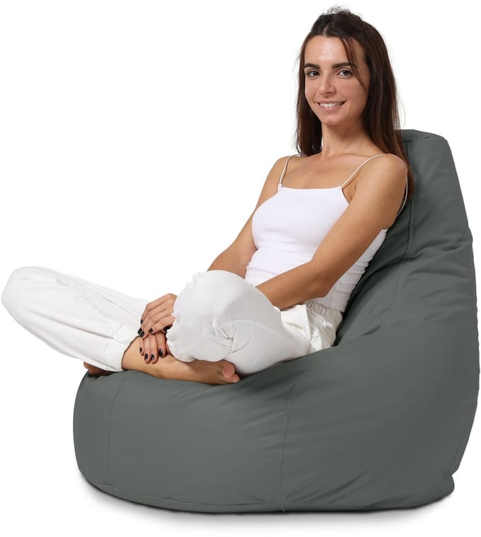 Xoft Living - Teardrop Zitzak - Antraciet - Waterafstotend