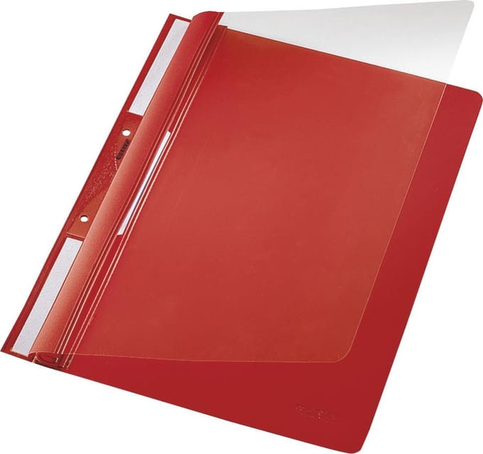 Leitz Kunststof Offertemap Voor In Ordner 2-gaats - A4 - Rood