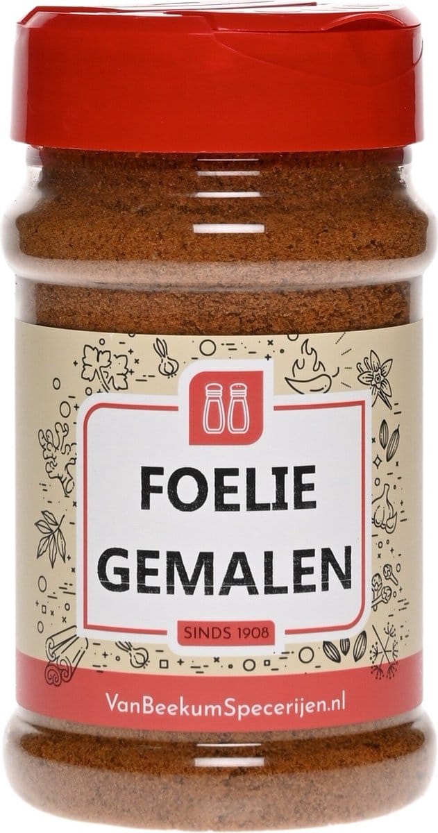Van Beekum Specerijen - Foelie Gemalen - Strooibus 130 Gram