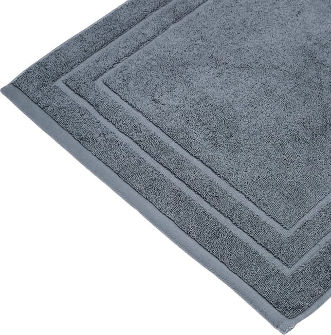 Atmosphera Badkamerkleed/badmat - vloermat - donkergrijs - 50 x 70 cm