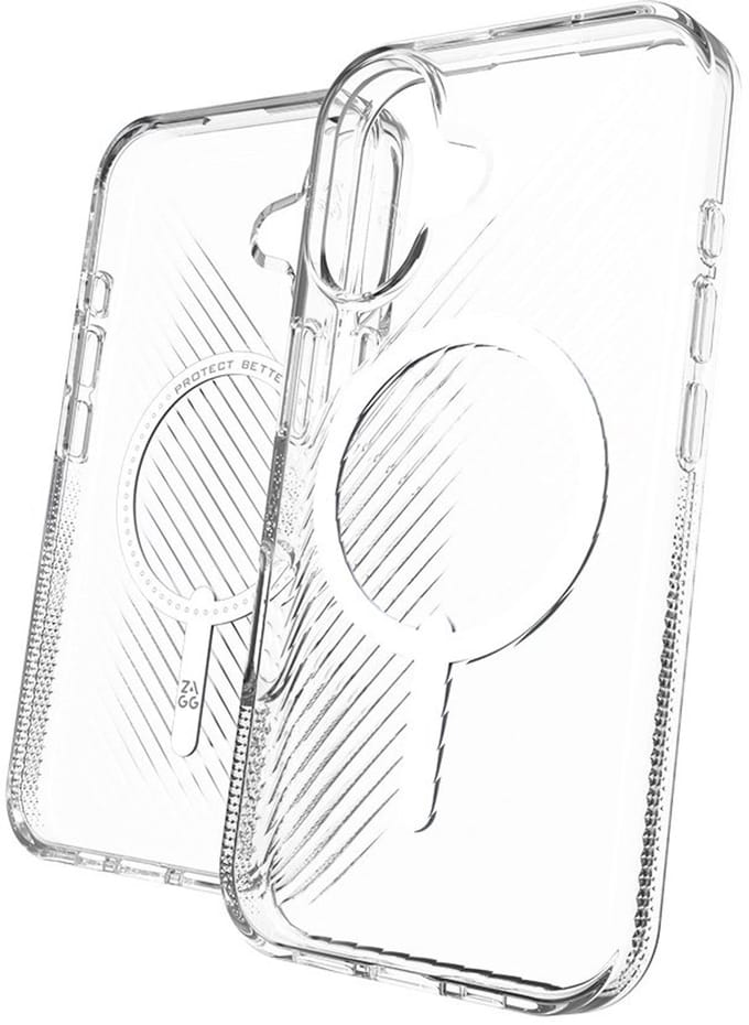 ZAGG - Luxe Snap Mag geschikt voor iPhone 16 Hoesje - transparant