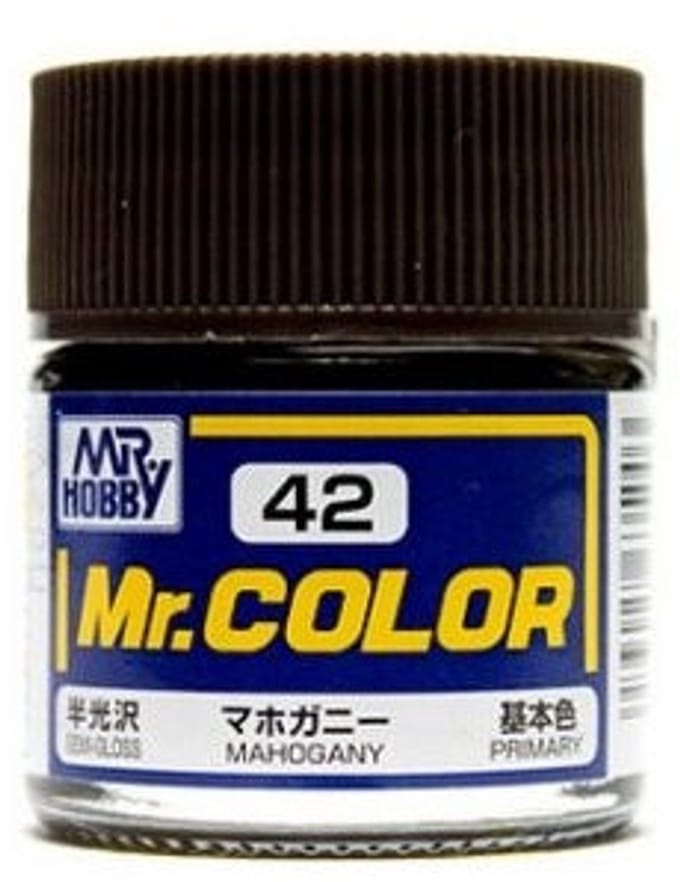 Gunze Mr. Hobby C-042 - Mr. Color 10 ml Mahogany - Lacquer Modelbouwverf