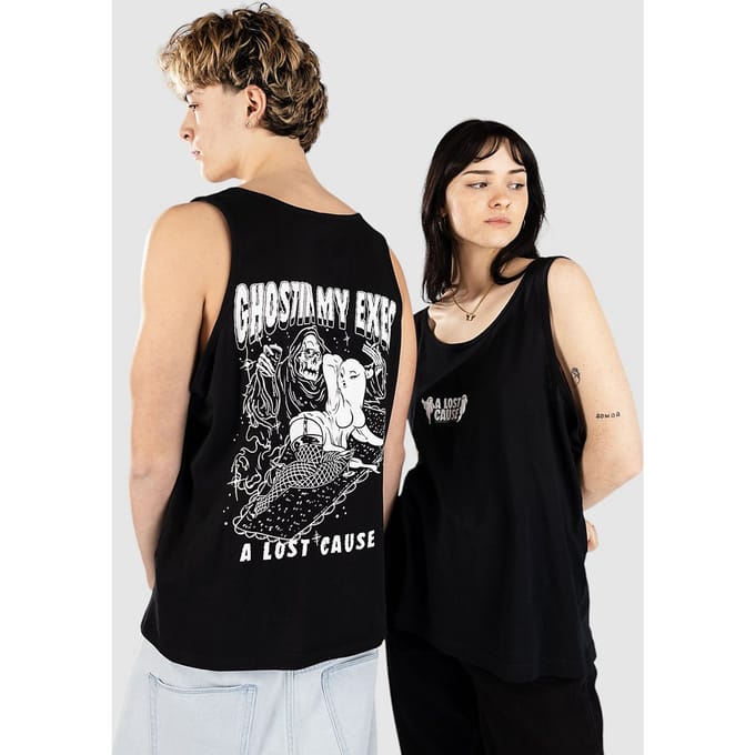 A Lost Cause Ghostin V2 Tanktop zwart