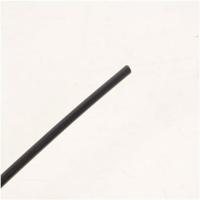standaard zwarte mantel 32/10 platte draad Ø3,2x6mm x1m voor motorfiets koppeling/remkabel