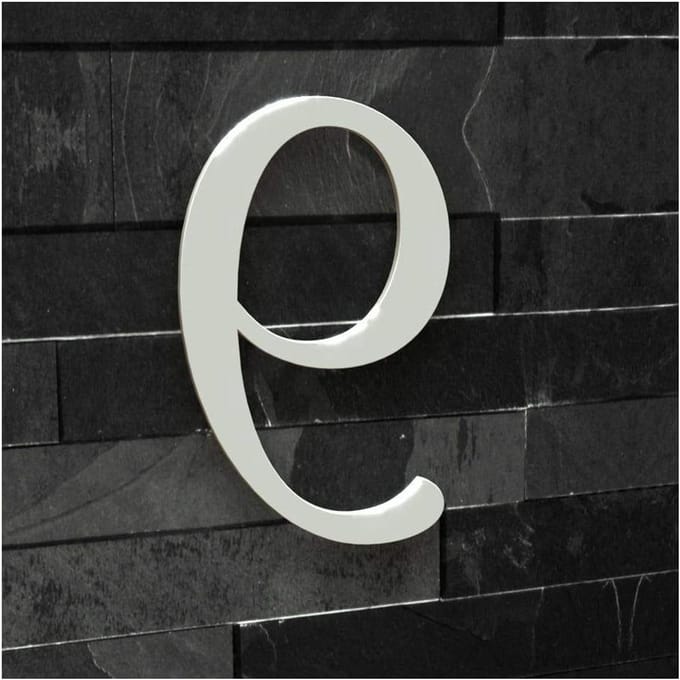 Huisnummer 9 - Adrescijfer - Huis Identificatie - Klassiek Lettertype - 30 cm - Wit