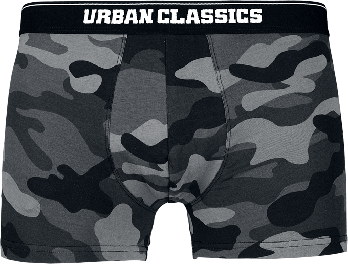 Urban Classics Boxerset - 2-Pack Camo Boxer Shorts - S tot 5XL - voor Mannen - camouflage