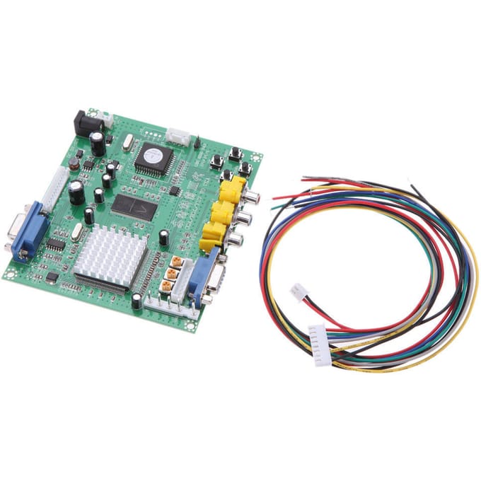 Convertisseur vidéo Portable GBS8200 5V, Module de relais actif faible à 1 canal, carte pour moniteur CRT LCD PDP vert
