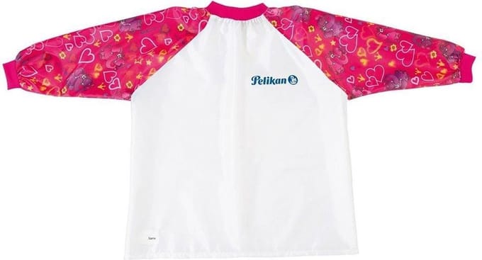 Pelikan Painting Apron Girl red MSG