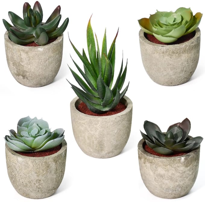 Faux vetplantenpot