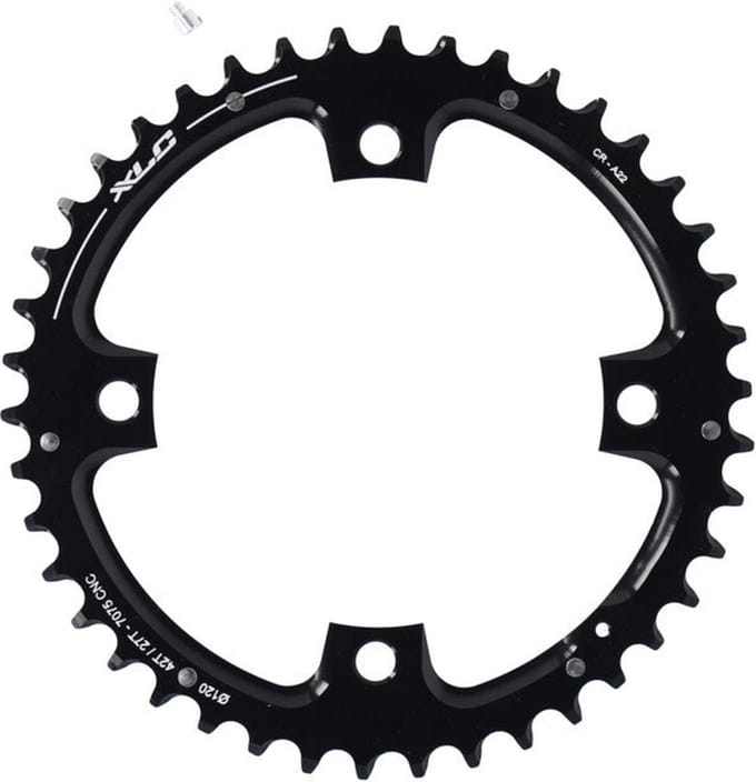 XLC kettingblad Sram CR-A22 10V 42T aluminium Steek 120 zwart